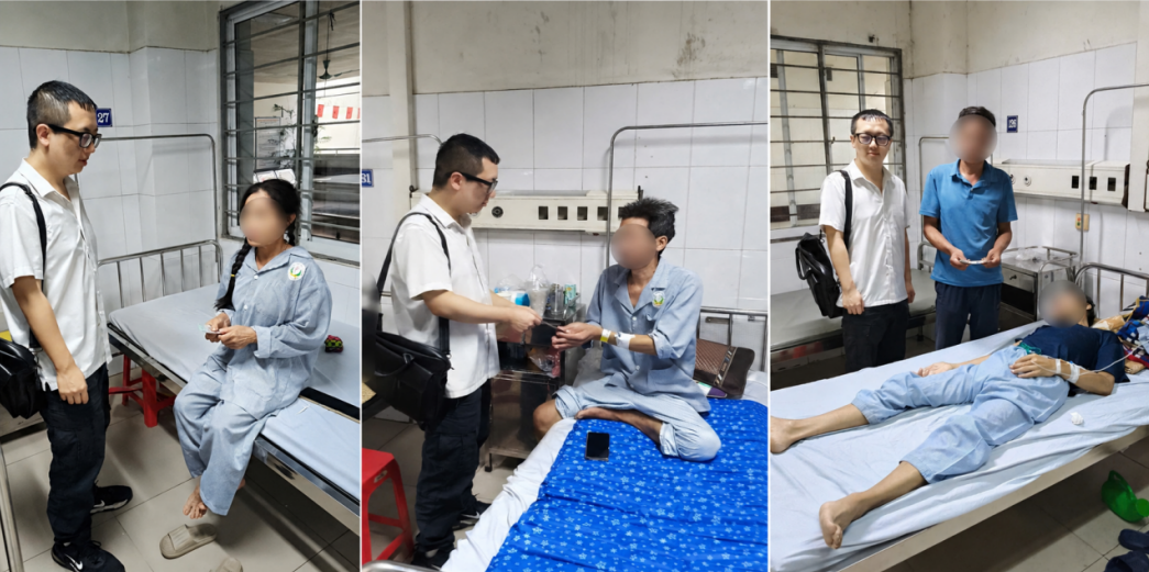 CÔNG TY ODI MORGAN TRAO TẶNG 6 TRIỆU ĐỒNG HỖ TRỢ NGƯỜI BỆNH CÓ HOÀN CẢNH KHÓ KHĂN